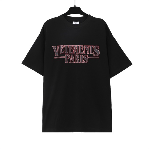 Wholesale VETEMENTS T-Shirts Short Sleeved For Unisex #1268268 $29.00 USD, Wholesale Quality Replica VETEMENTS T-Shirts