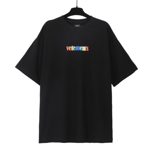 Wholesale VETEMENTS T-Shirts Short Sleeved For Unisex #1268271 $29.00 USD, Wholesale Quality Replica VETEMENTS T-Shirts