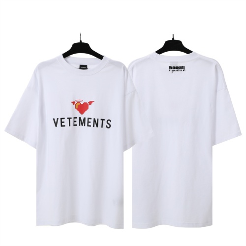 Wholesale VETEMENTS T-Shirts Short Sleeved For Unisex #1268272 $29.00 USD, Wholesale Quality Replica VETEMENTS T-Shirts