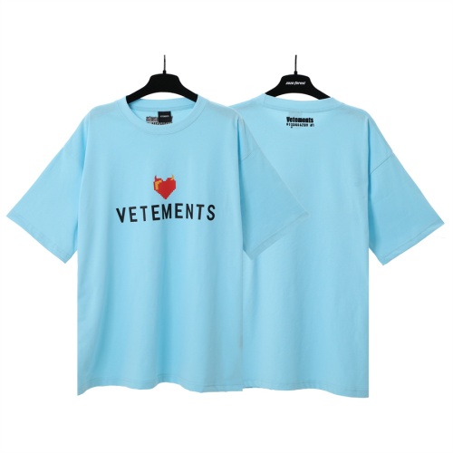 Wholesale VETEMENTS T-Shirts Short Sleeved For Unisex #1268274 $29.00 USD, Wholesale Quality Replica VETEMENTS T-Shirts