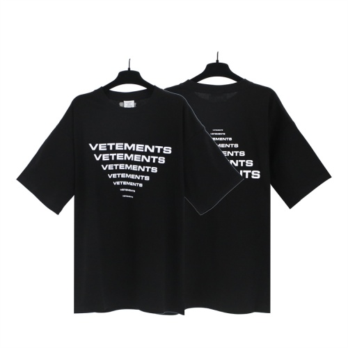 Wholesale VETEMENTS T-Shirts Short Sleeved For Unisex #1268278 $29.00 USD, Wholesale Quality Replica VETEMENTS T-Shirts