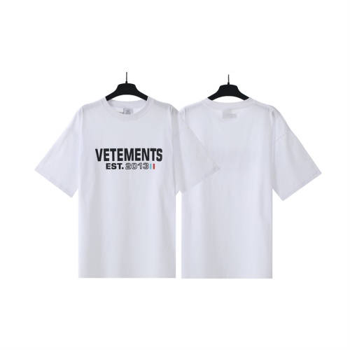 Wholesale VETEMENTS T-Shirts Short Sleeved For Unisex #1268279 $29.00 USD, Wholesale Quality Replica VETEMENTS T-Shirts