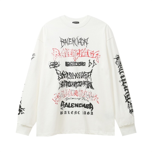 Wholesale Balenciaga T-Shirts Long Sleeved For Unisex #1268310 $40.00 USD, Wholesale Quality Replica Balenciaga T-Shirts