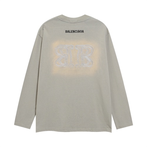 Wholesale Balenciaga T-Shirts Long Sleeved For Unisex #1268312 $42.00 USD, Wholesale Quality Replica Balenciaga T-Shirts