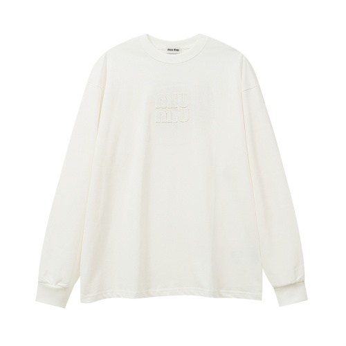 Wholesale MIU MIU T-Shirts Long Sleeved For Unisex #1268315 $39.00 USD, Wholesale Quality Replica MIU MIU T-Shirts