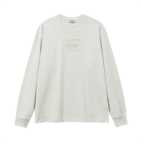 Wholesale MIU MIU T-Shirts Long Sleeved For Unisex #1268316 $39.00 USD, Wholesale Quality Replica MIU MIU T-Shirts