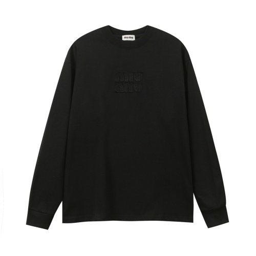 Wholesale MIU MIU T-Shirts Long Sleeved For Unisex #1268317 $39.00 USD, Wholesale Quality Replica MIU MIU T-Shirts