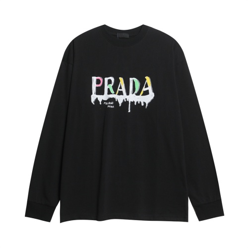 Wholesale Prada T-Shirts Long Sleeved For Unisex #1268388 $39.00 USD, Wholesale Quality Replica Prada T-Shirts