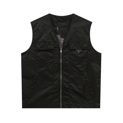 Wholesale Prada Jackets Sleeveless For Men #1268393 $45.00 USD, Wholesale Quality Replica Prada Jackets