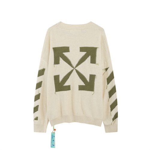 Wholesale Off-White Sweaters Long Sleeved For Unisex #1268433 $60.00 USD, Wholesale Quality Replica Off-White Sweaters