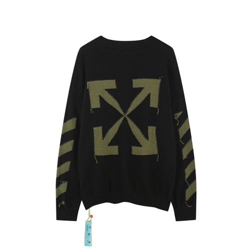 Wholesale Off-White Sweaters Long Sleeved For Unisex #1268434 $60.00 USD, Wholesale Quality Replica Off-White Sweaters