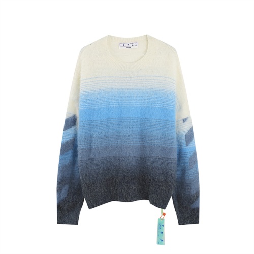 Replica Off-White Sweaters Long Sleeved For Unisex #1268439 $60.00 USD for Wholesale