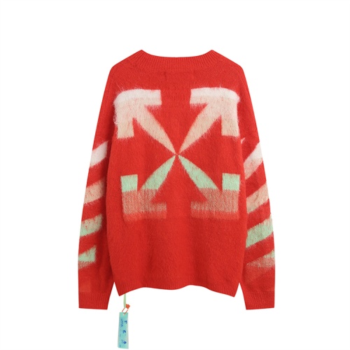 Wholesale Off-White Sweaters Long Sleeved For Unisex #1268443 $60.00 USD, Wholesale Quality Replica Off-White Sweaters