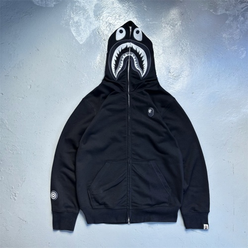 Wholesale Bape Hoodies Long Sleeved For Men #1268493 $60.00 USD, Wholesale Quality Replica Bape Hoodies