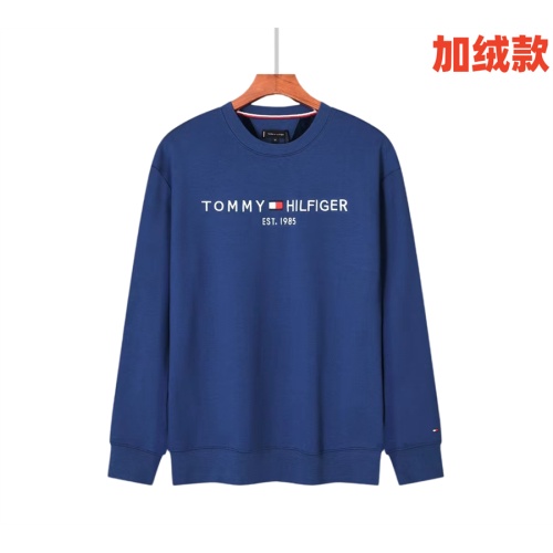 Wholesale Tommy Hilfiger Hoodies Long Sleeved For Men #1268623 $45.00 USD, Wholesale Quality Replica Tommy Hilfiger TH Hoodies