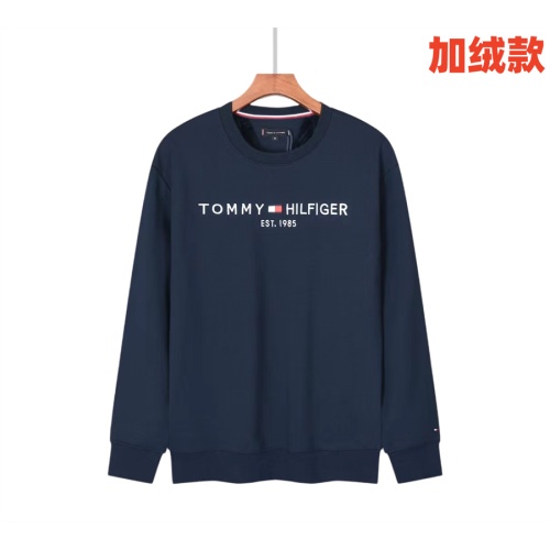 Wholesale Tommy Hilfiger Hoodies Long Sleeved For Men #1268624 $45.00 USD, Wholesale Quality Replica Tommy Hilfiger TH Hoodies