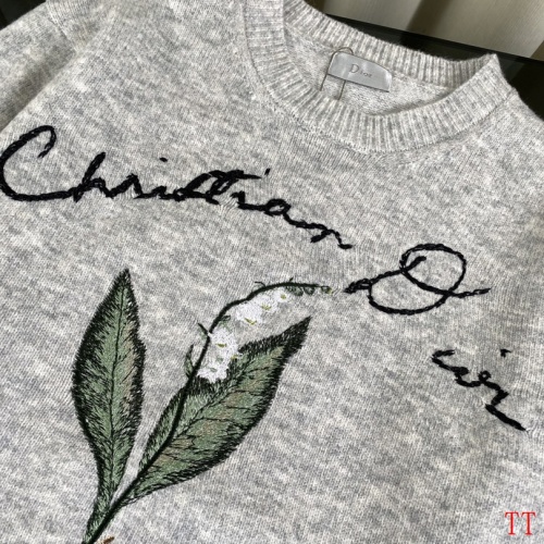 Replica Christian Dior Sweaters Long Sleeved For Unisex #1268677 $64.00 USD for Wholesale