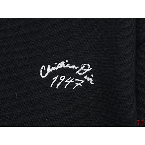 Replica Christian Dior Hoodies Long Sleeved For Unisex #1268698 $52.00 USD for Wholesale