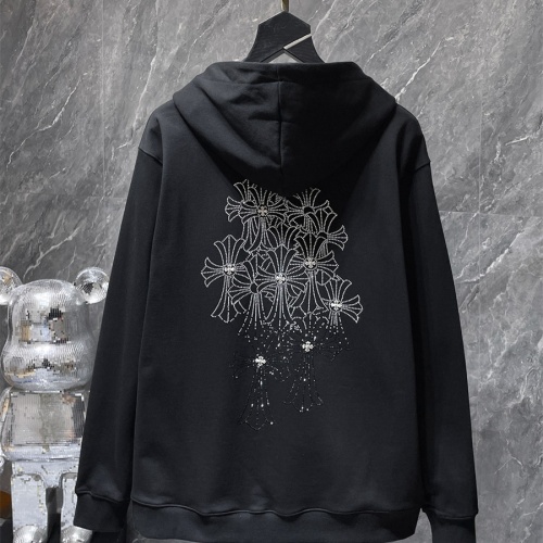 Replica Chrome Hearts Hoodies Long Sleeved For Unisex #1268731 $64.00 USD for Wholesale