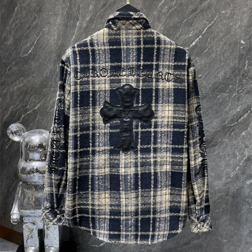 Replica Chrome Hearts Shirts Long Sleeved For Unisex #1268770 $68.00 USD for Wholesale