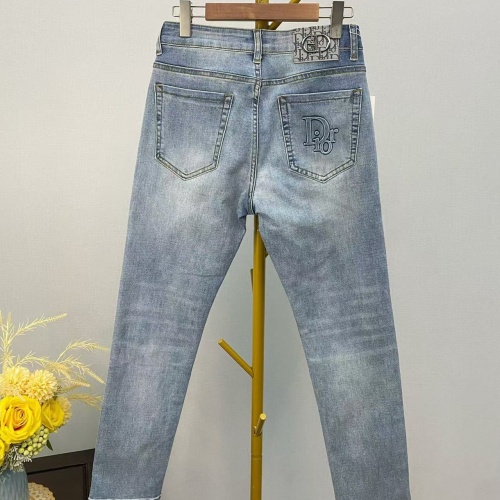 Replica Christian Dior Jeans For Men #1268831 $48.00 USD for Wholesale