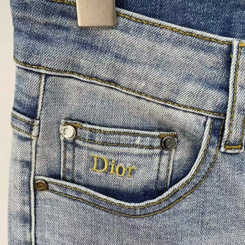 Replica Christian Dior Jeans For Men #1268831 $48.00 USD for Wholesale