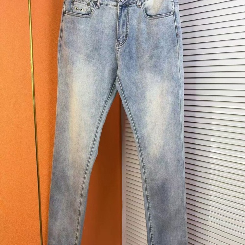 Replica Fendi Jeans For Men #1268835 $48.00 USD for Wholesale