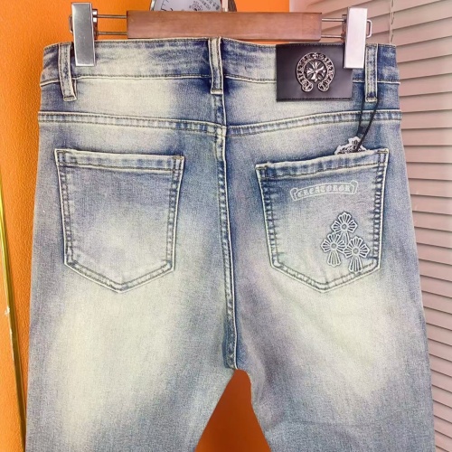 Replica Chrome Hearts Jeans For Men #1268838 $48.00 USD for Wholesale