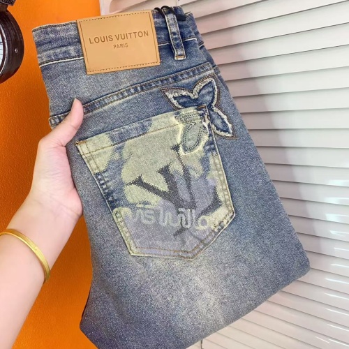 Wholesale Louis Vuitton LV Jeans For Men #1268856 $48.00 USD, Wholesale Quality Replica Louis Vuitton LV Jeans