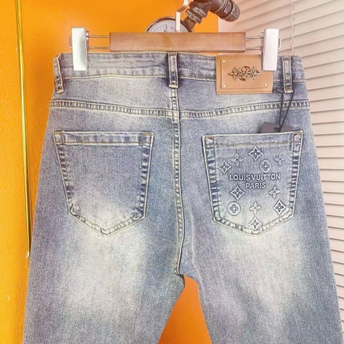 Replica Louis Vuitton LV Jeans For Men #1268858 $48.00 USD for Wholesale