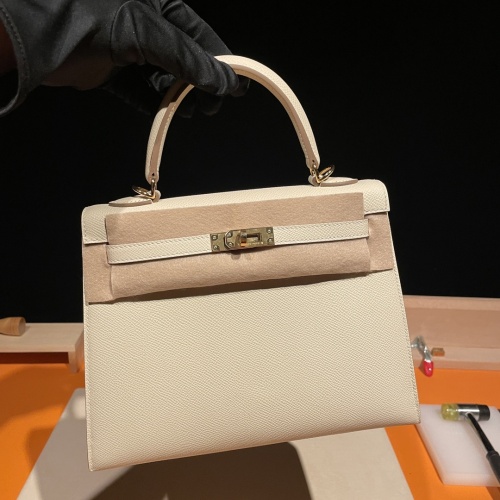 Replica Hermes AAA Quality Handbags In Gold For Women #1268919 $304.13 USD for Wholesale