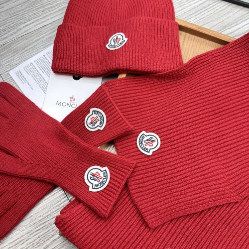 Replica Moncler Hat and Scarf and Glove Set #1268963 $72.00 USD for Wholesale