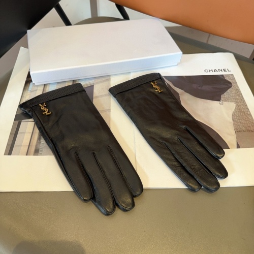 Replica Yves Saint Laurent Gloves For Women #1269005 $45.00 USD for Wholesale