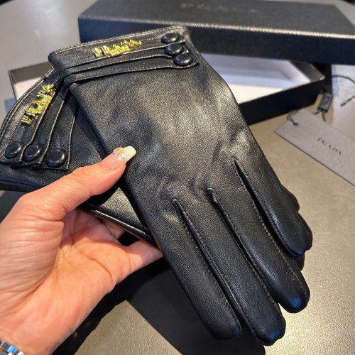 Replica Prada Gloves For Women #1269008 $45.00 USD for Wholesale