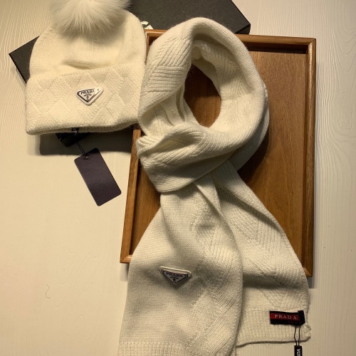 Replica Prada Hat and Scarf Set #1269082 $72.00 USD for Wholesale