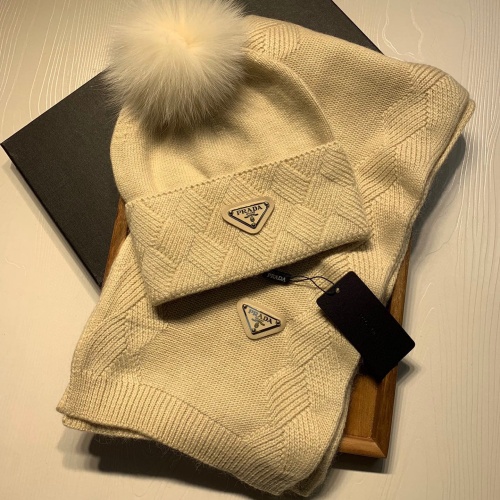 Replica Prada Hat and Scarf Set #1269083 $72.00 USD for Wholesale