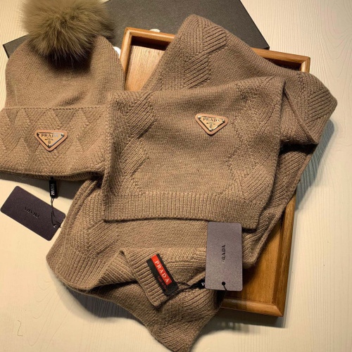 Replica Prada Hat and Scarf Set #1269084 $72.00 USD for Wholesale