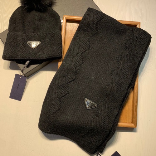 Wholesale Prada Hat and Scarf Set #1269087 $72.00 USD, Wholesale Quality Replica Prada Hat and Scarf and Glove Set