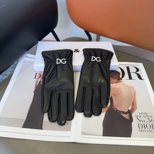 Replica Dolce & Gabbana Gloves For Women #1269090 $45.00 USD for Wholesale