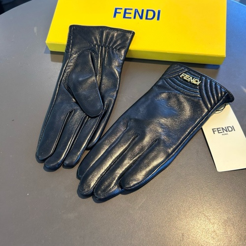 Replica Fendi Gloves For Women #1269091 $48.00 USD for Wholesale