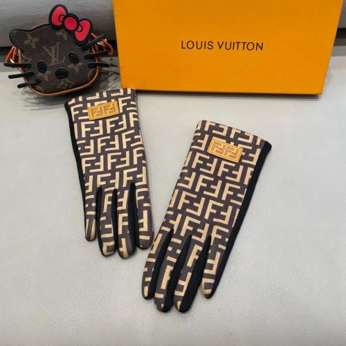 Wholesale Fendi Gloves #1269181 $36.00 USD, Wholesale Quality Replica Fendi Gloves