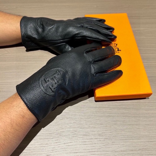 Replica Hermes Gloves For Men #1269193 $48.00 USD for Wholesale