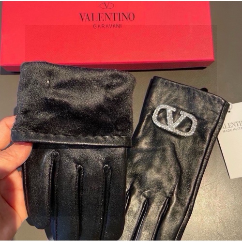 Replica Valentino Gloves For Women #1269207 $60.00 USD for Wholesale