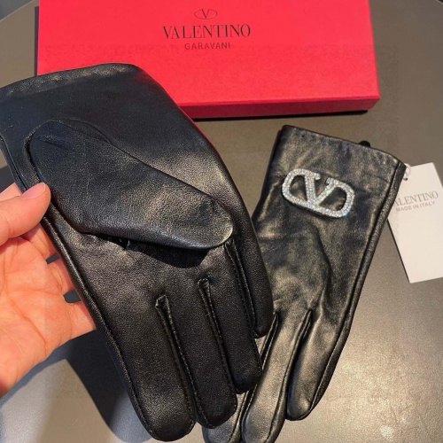 Replica Valentino Gloves For Women #1269207 $60.00 USD for Wholesale