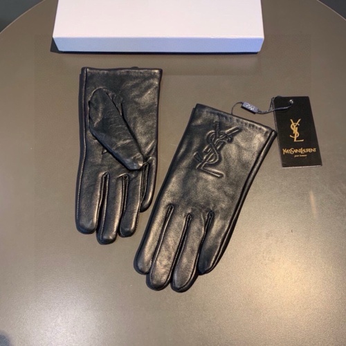 Wholesale Yves Saint Laurent Gloves For Women #1269228 $42.00 USD, Wholesale Quality Replica Yves Saint Laurent Gloves