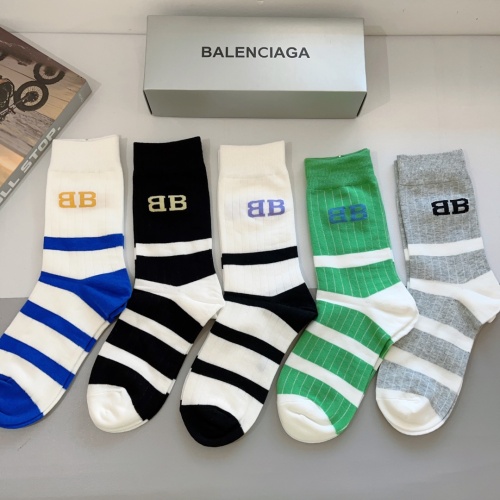 Wholesale Balenciaga Socks #1269553 $29.00 USD, Wholesale Quality Replica Balenciaga Socks