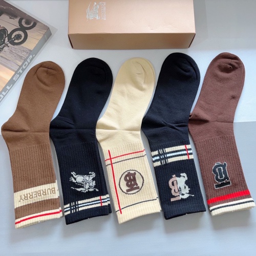 Replica Burberry Socks #1269554 $29.00 USD for Wholesale