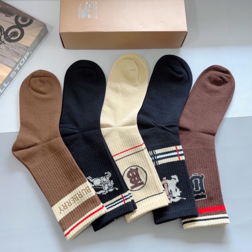 Replica Burberry Socks #1269554 $29.00 USD for Wholesale