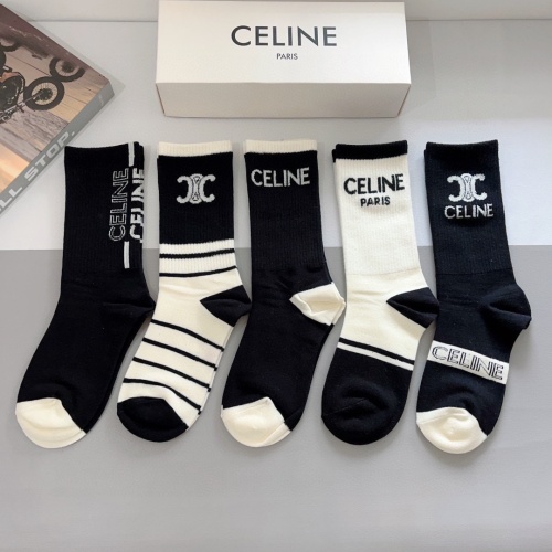 Wholesale Celine Socks #1269555 $29.00 USD, Wholesale Quality Replica Celine Socks