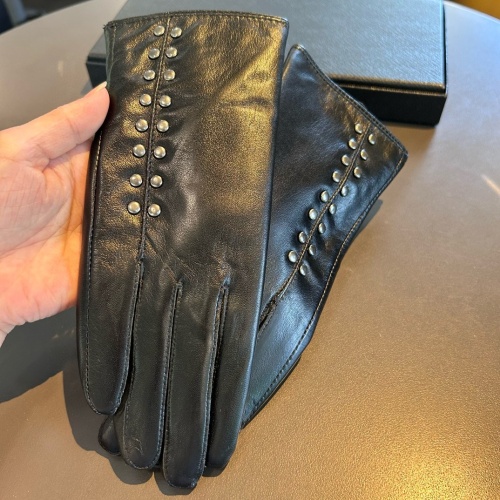 Replica Chrome Hearts Gloves For Women #1269565 $45.00 USD for Wholesale